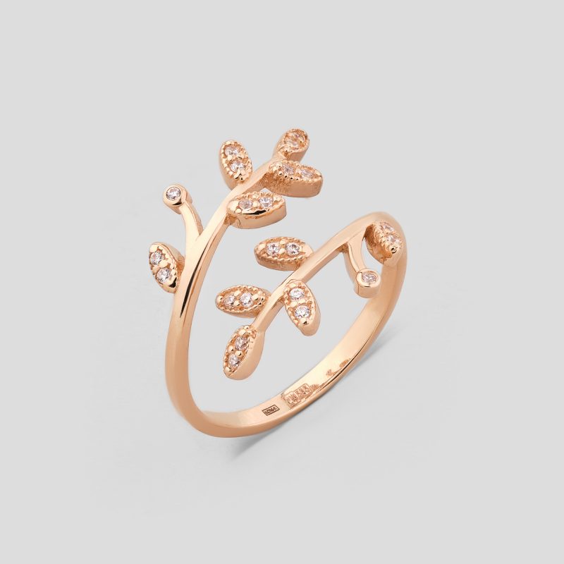 Кольцо Золотые Ветки