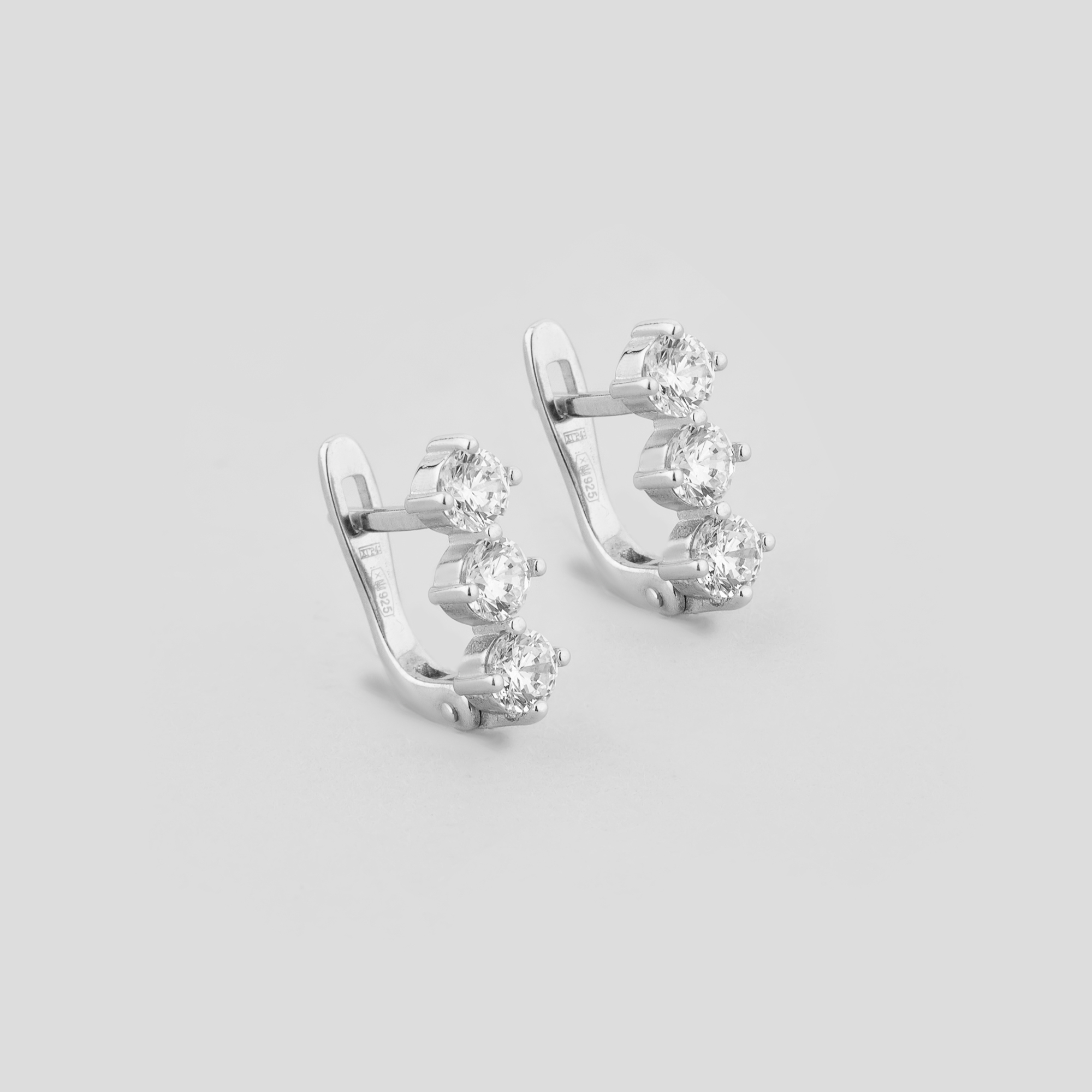 

Серьги Серебристая искра
