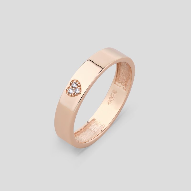 Кольцо Сердце любви