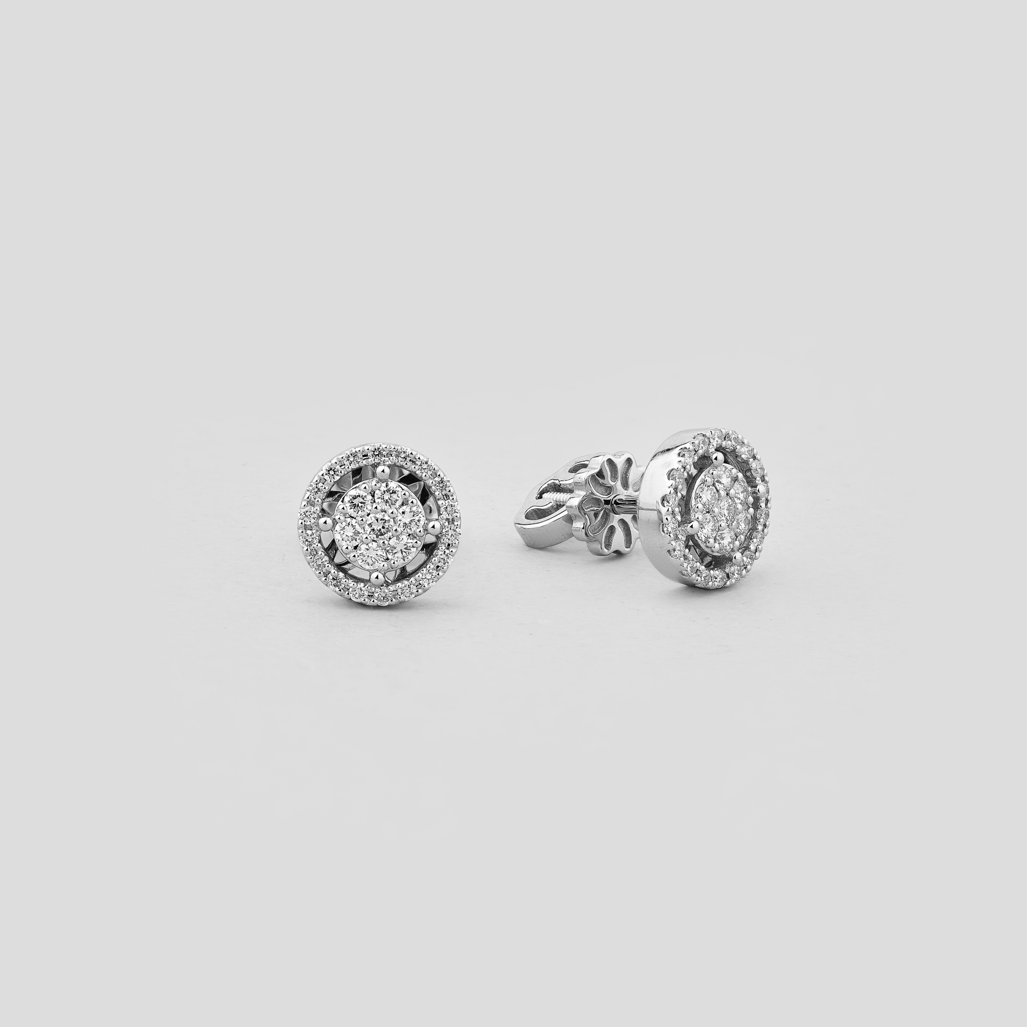 

Золотые серьги Minimal с722б-бр-б-др