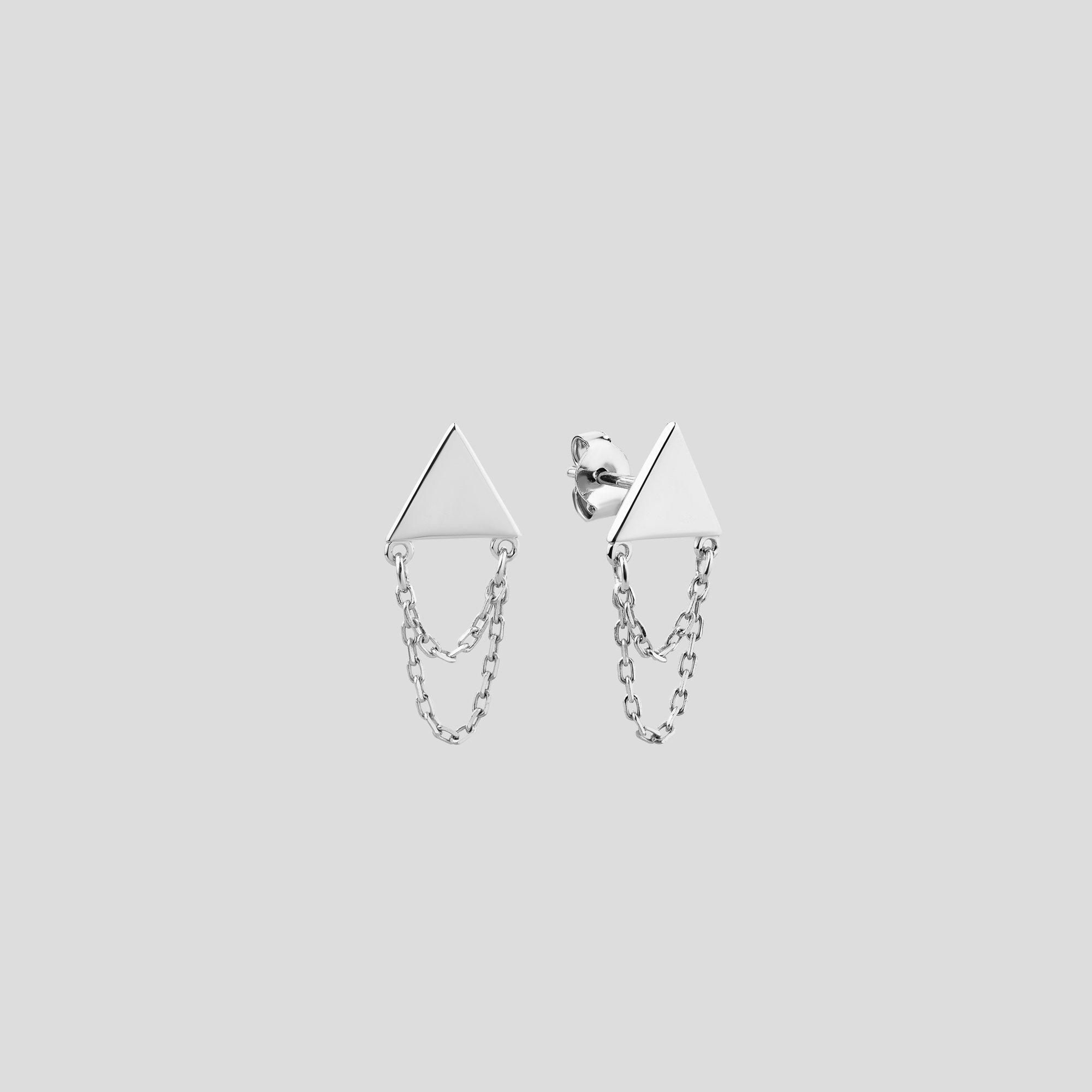 

Серебряные серьги Minimal ВС-609р