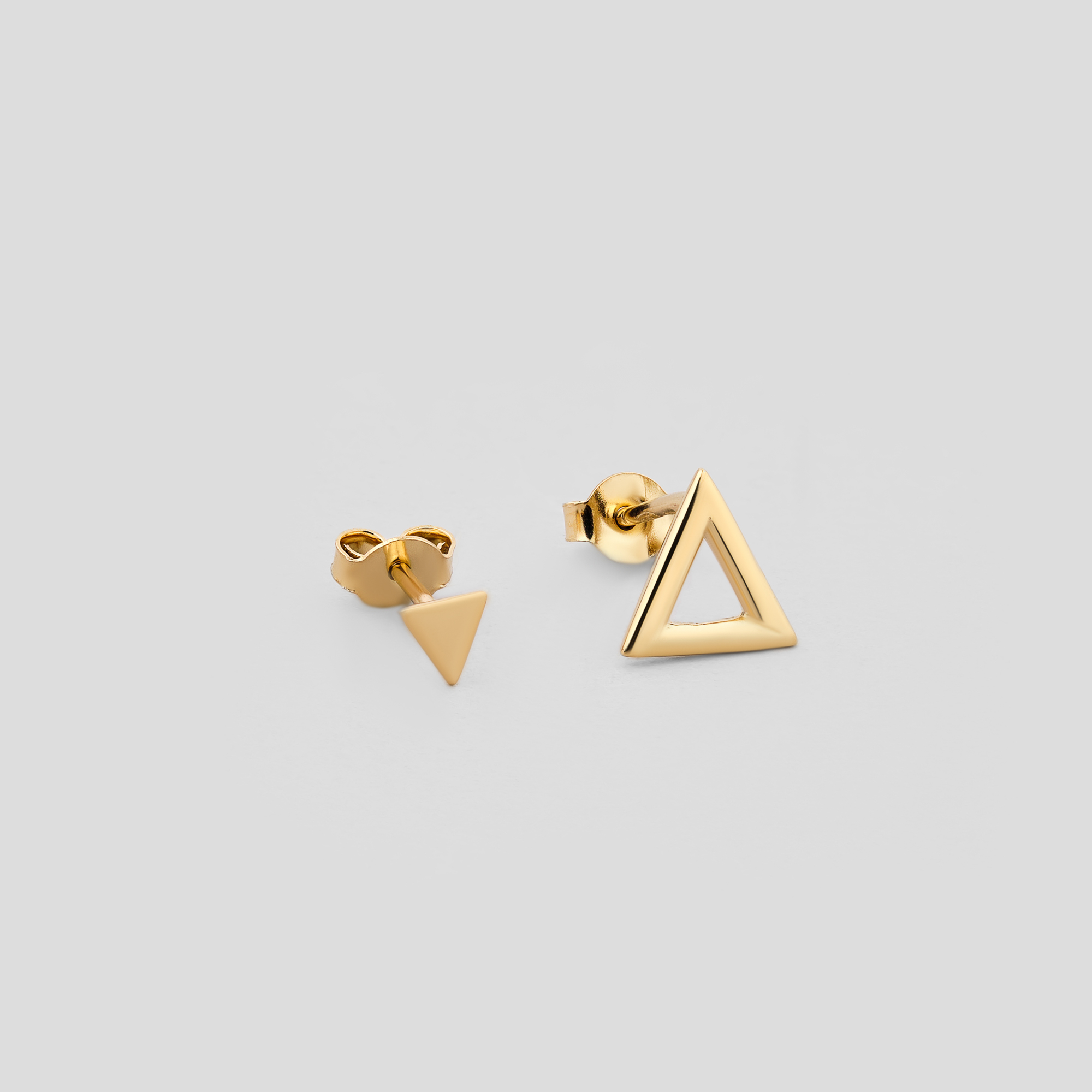 

Серебряные серьги с позолотой Minimal ВС-490з