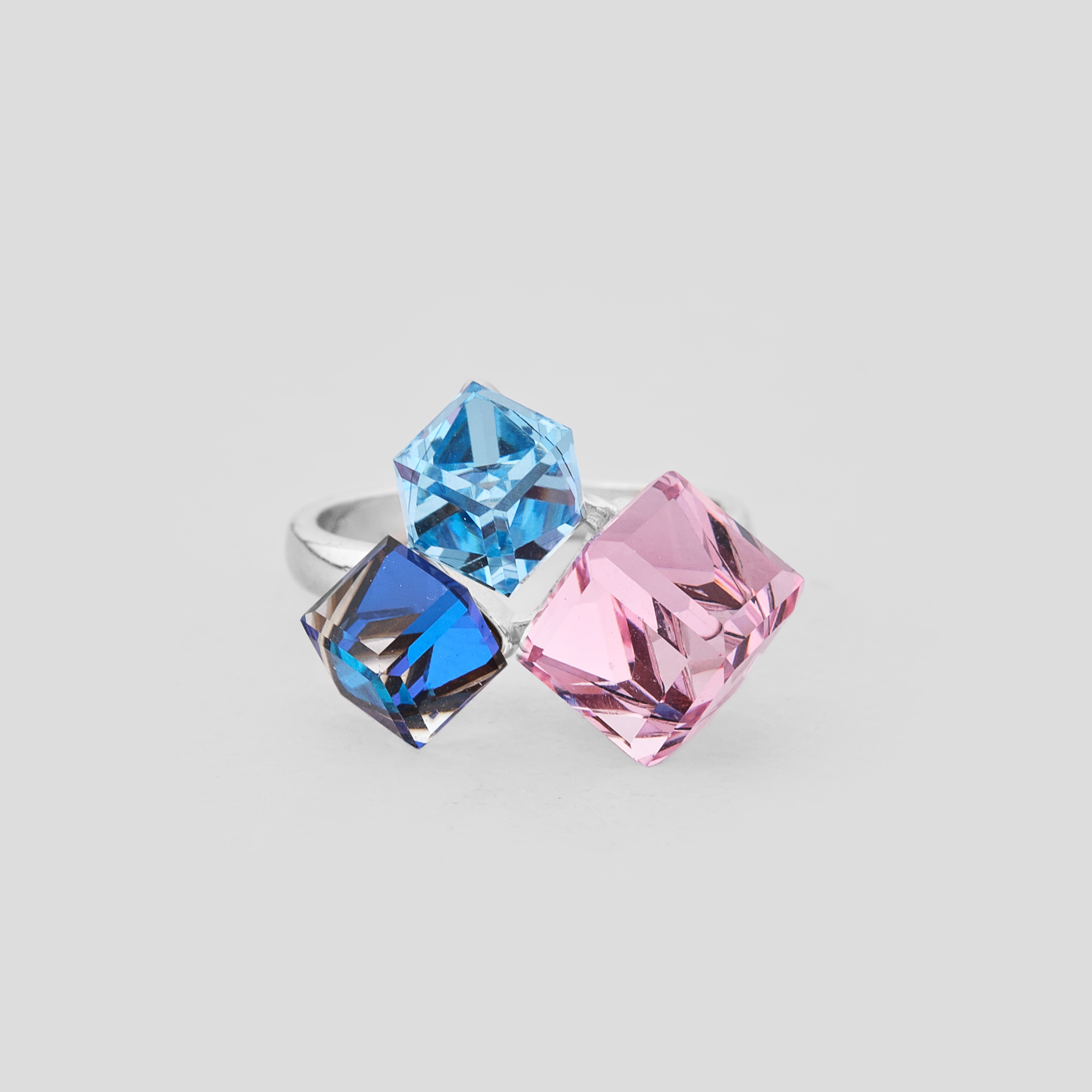 

Серебряное кольцо Minimal 9510345сгр- 17