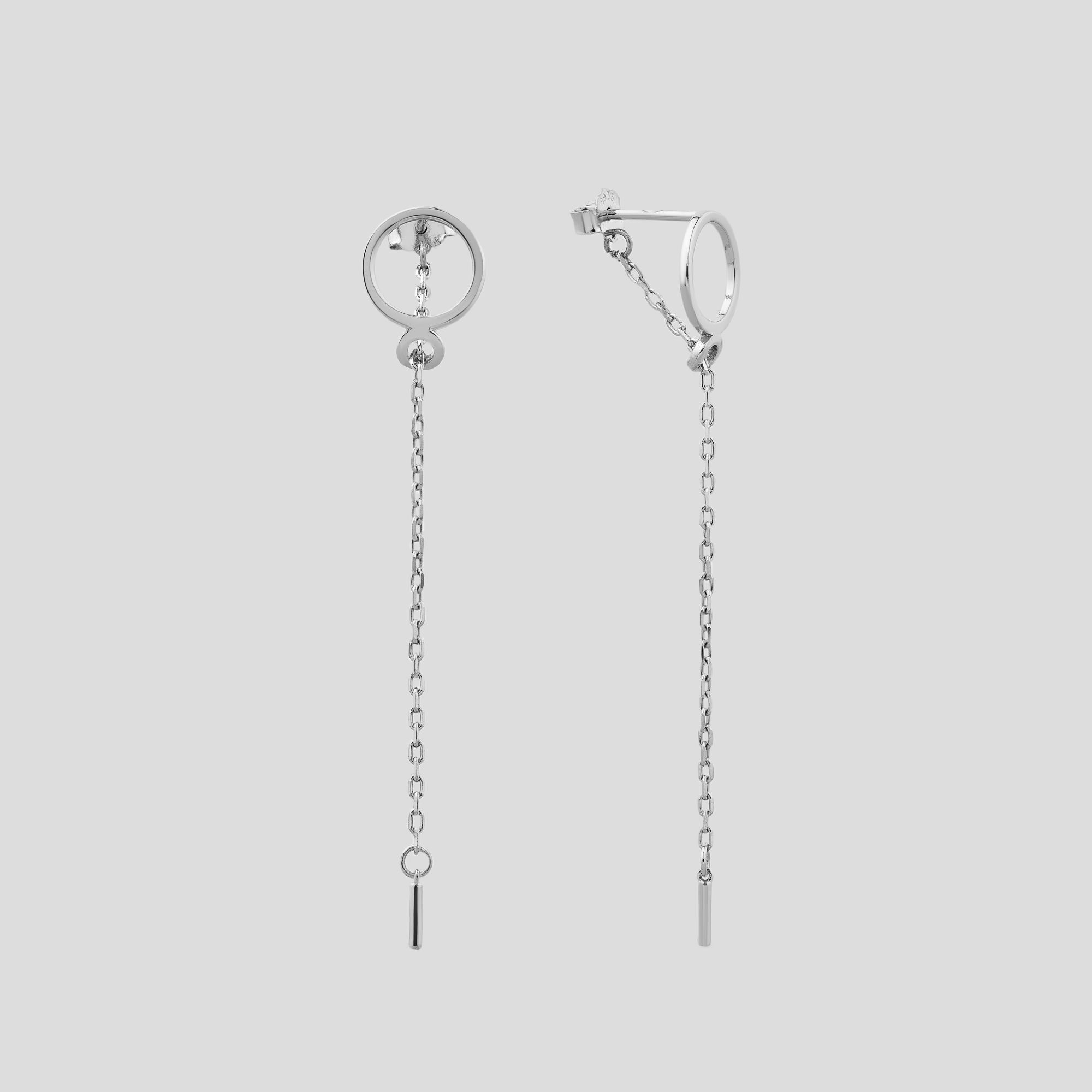 

Серьги Простота идеала