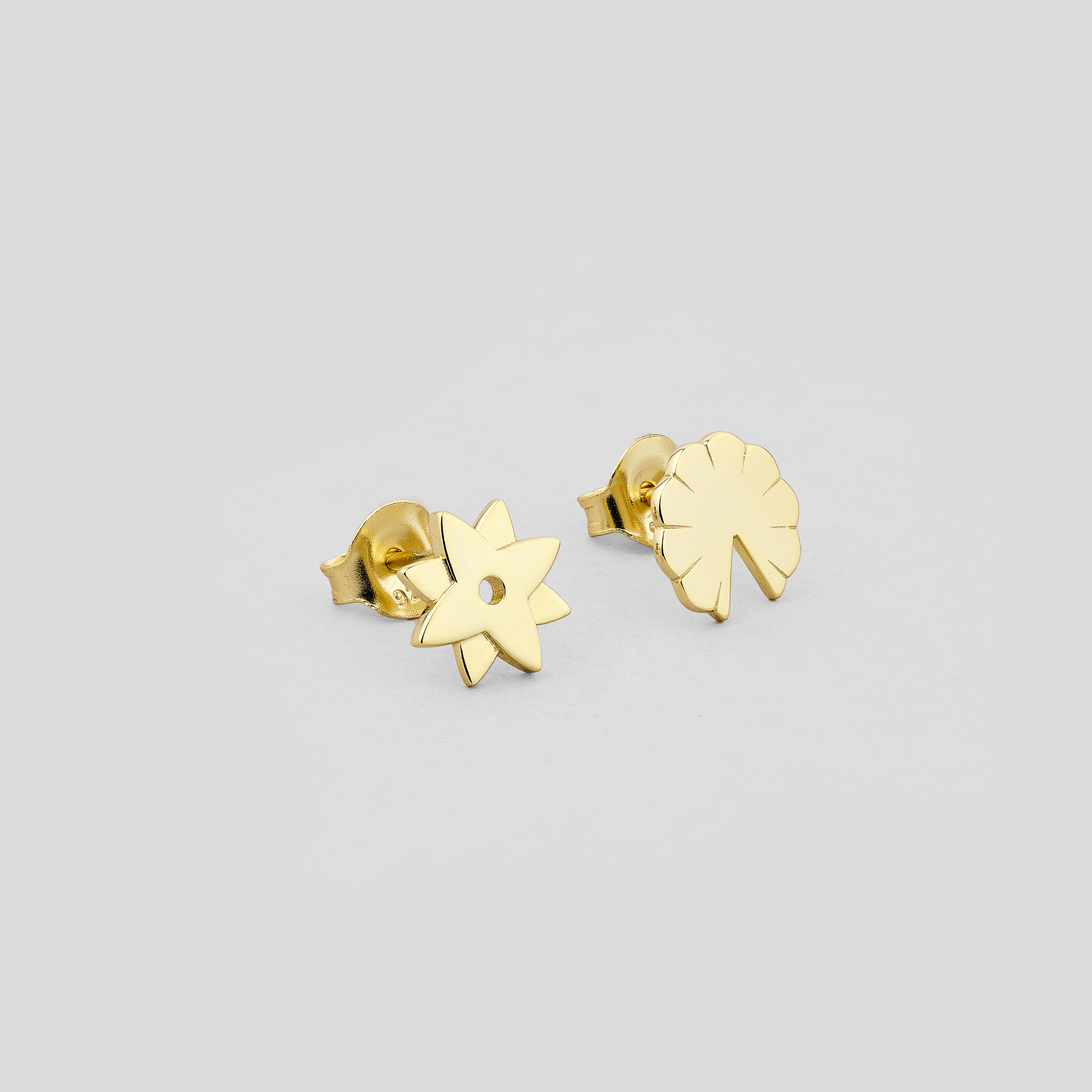 

Серебряные серьги с позолотой Minimal E7343(п)