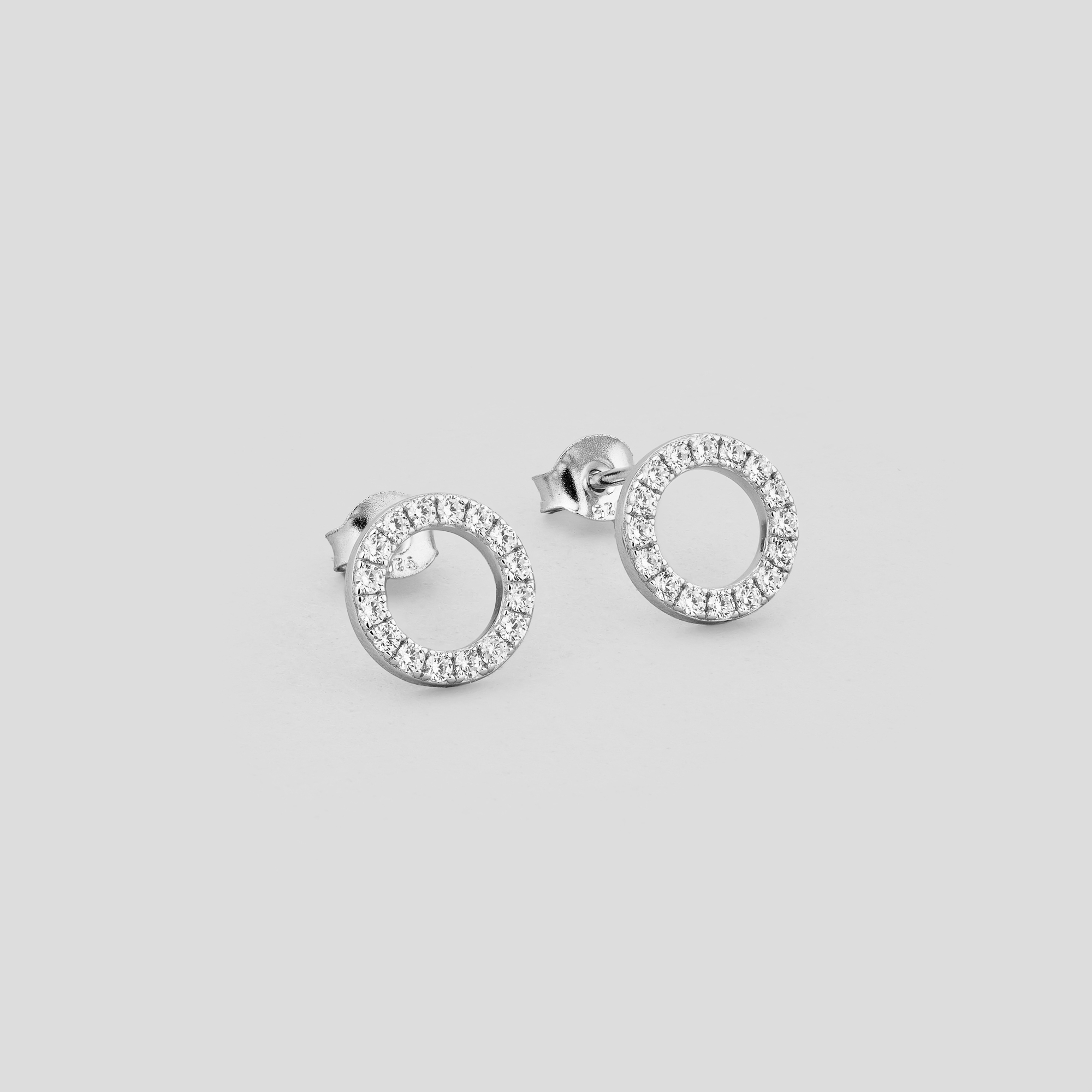 

Серебряные серьги Minimal E7346
