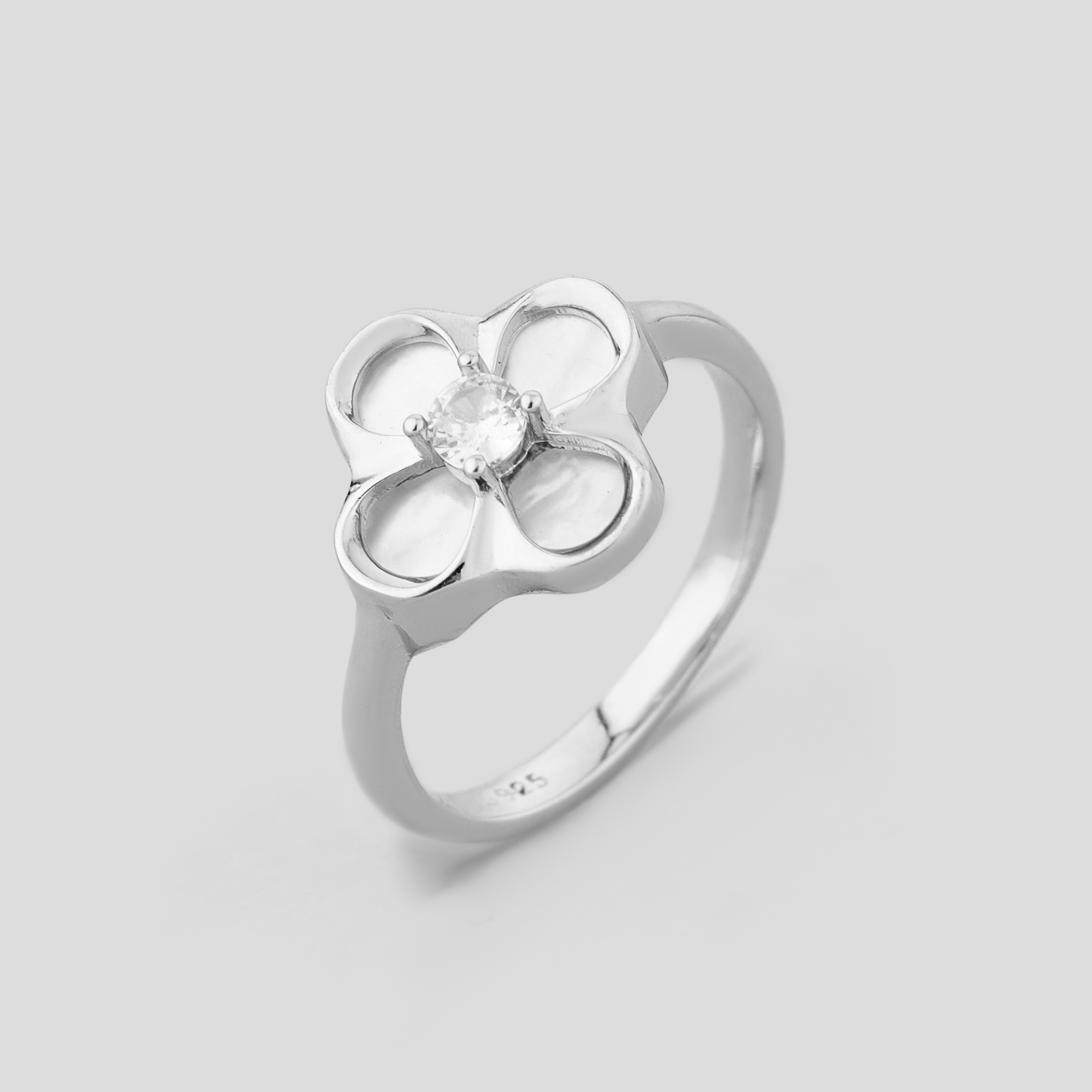 

Серебряное кольцо Minimal 91-0047б- 17