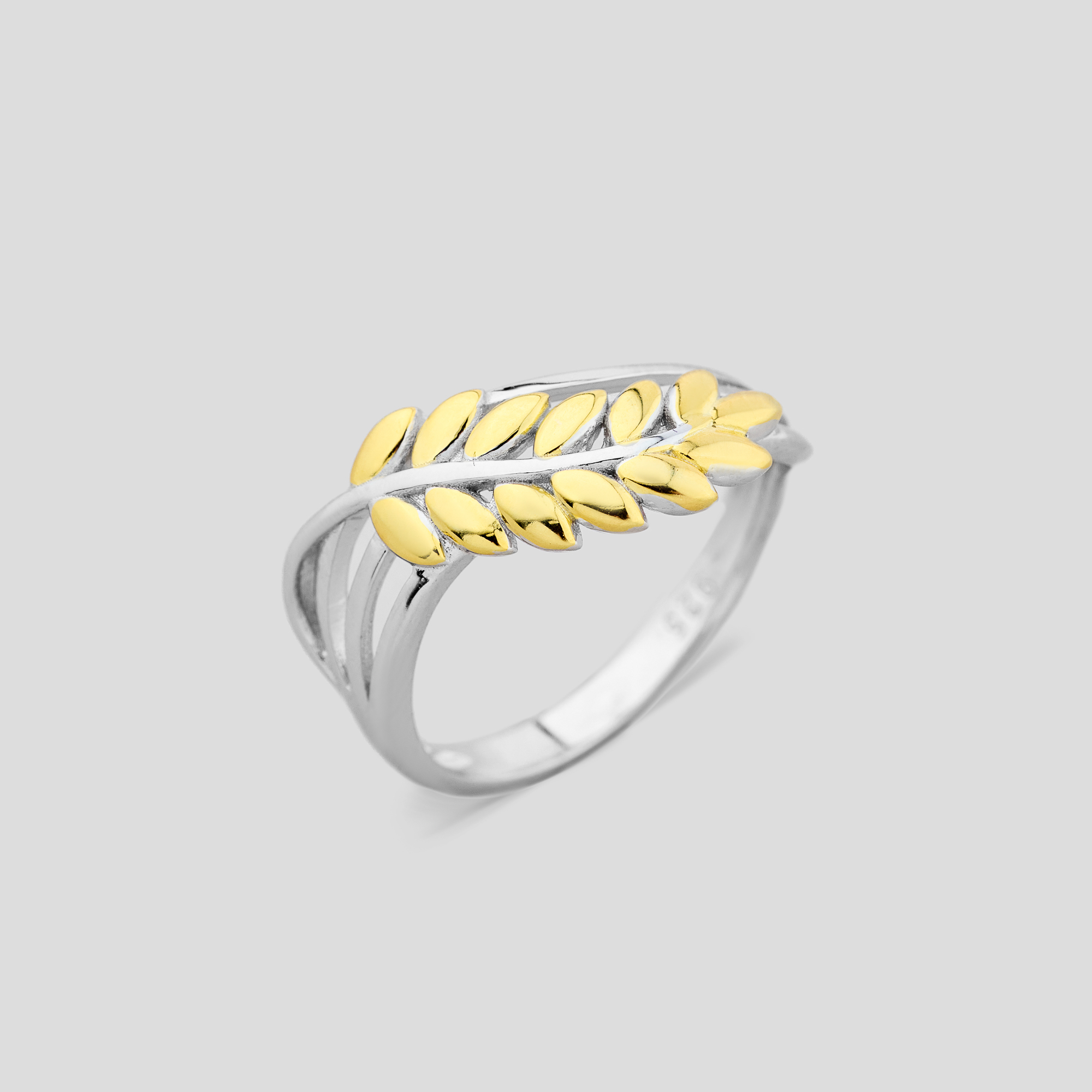 

Кольцо Пшеничный узор