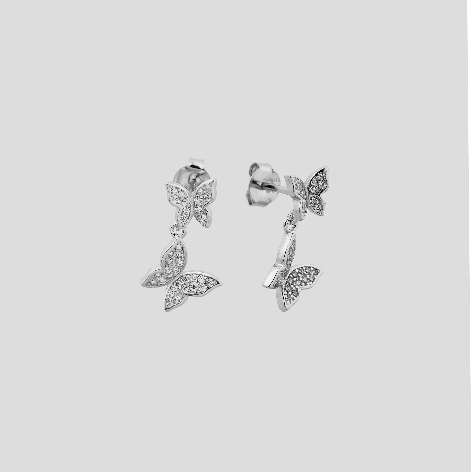 

Серебряные серьги Minimal 92-0057б