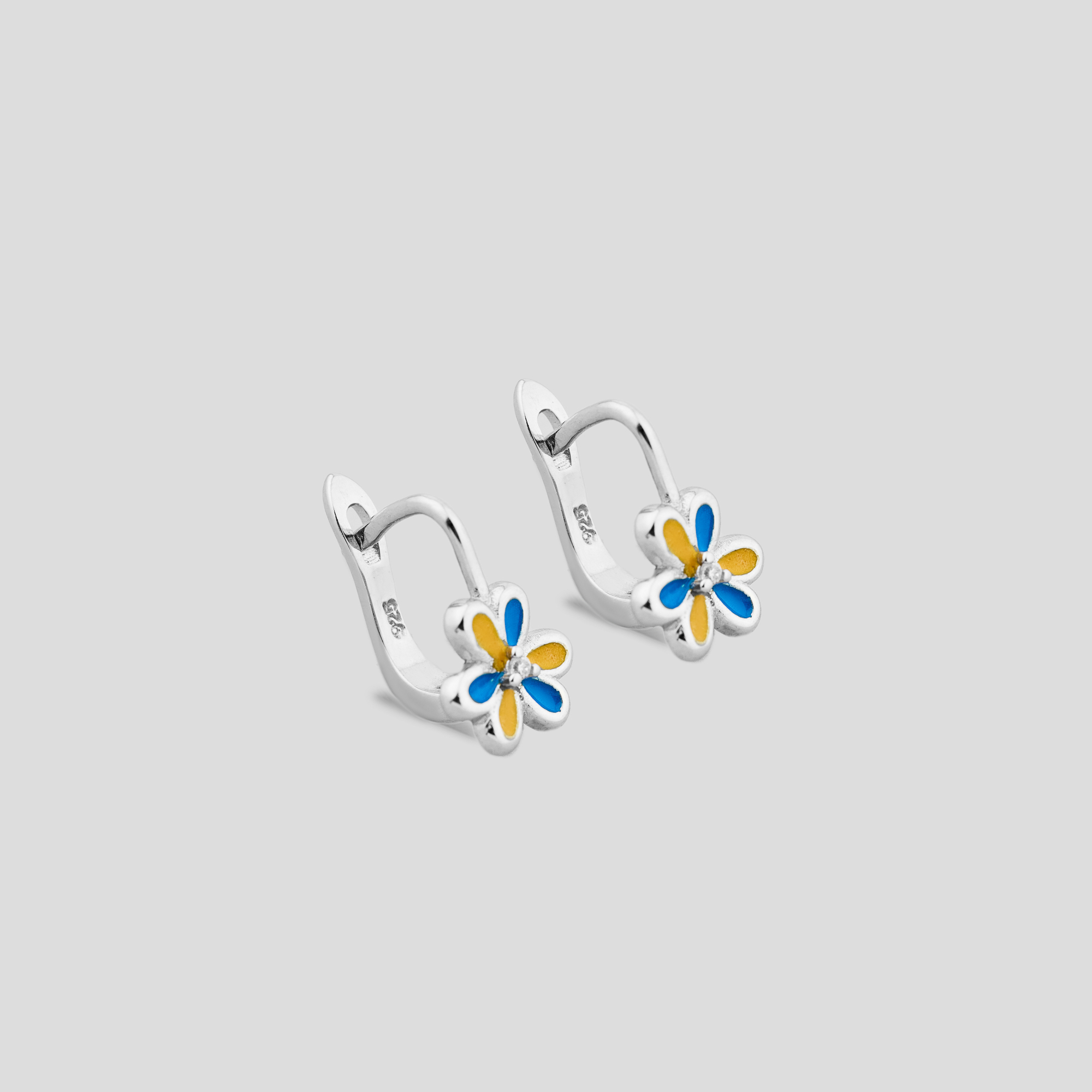 

Серебряные серьги Minimal 521159цв