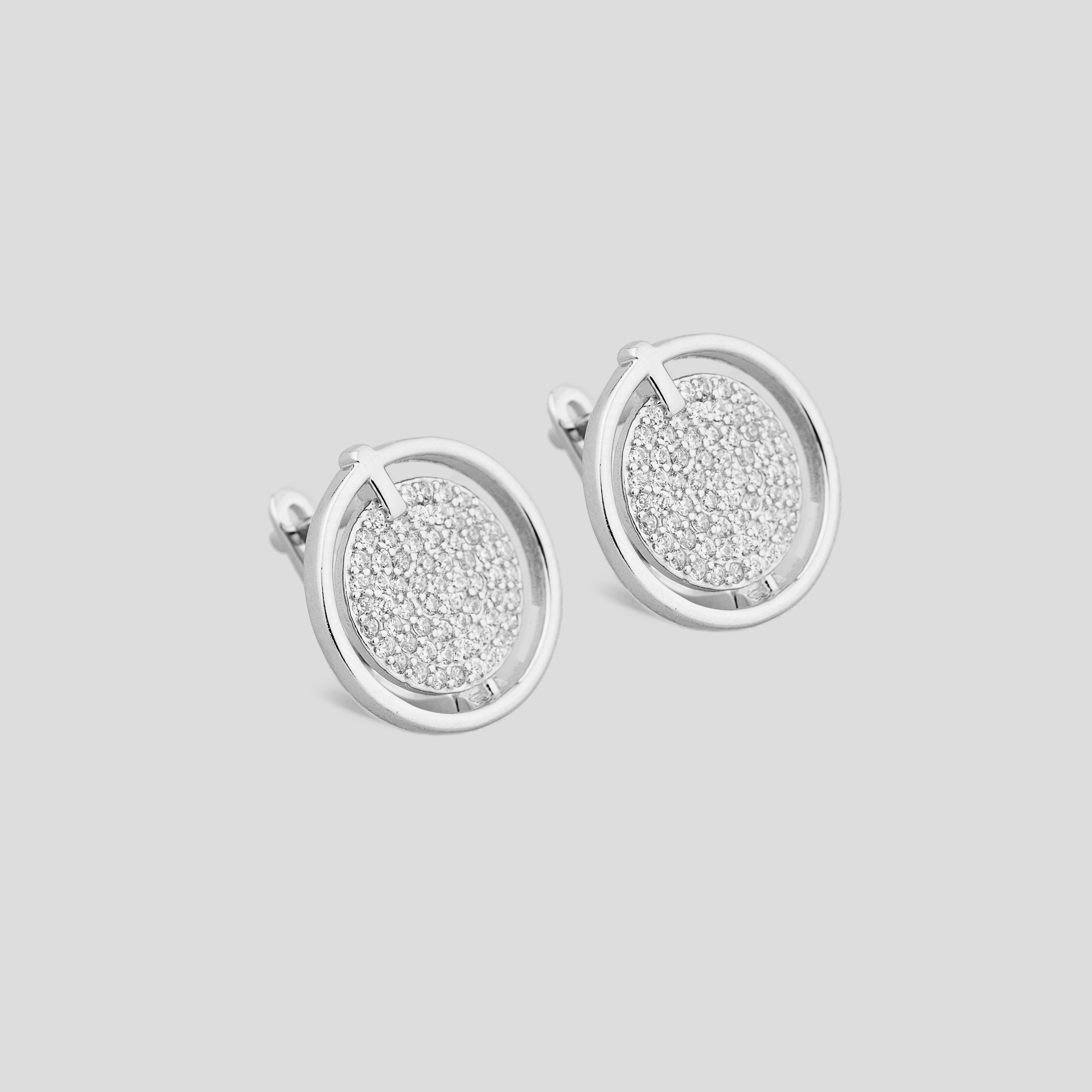 

Серебряные серьги Minimal 92-0054б