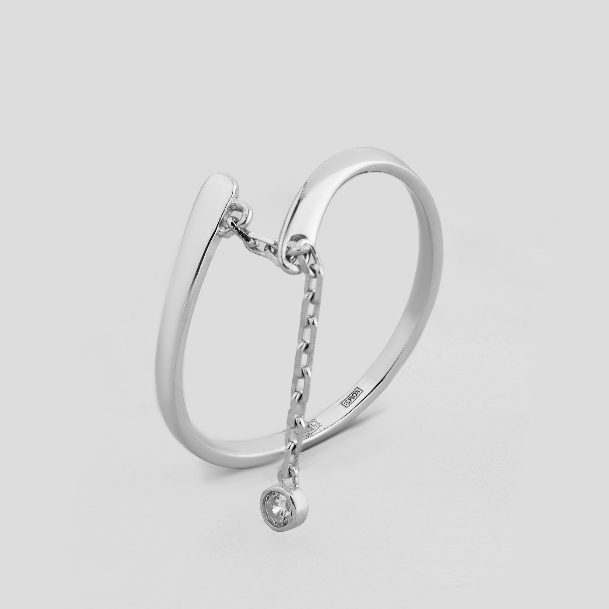 

Серебряное кольцо Minimal ВС-670р