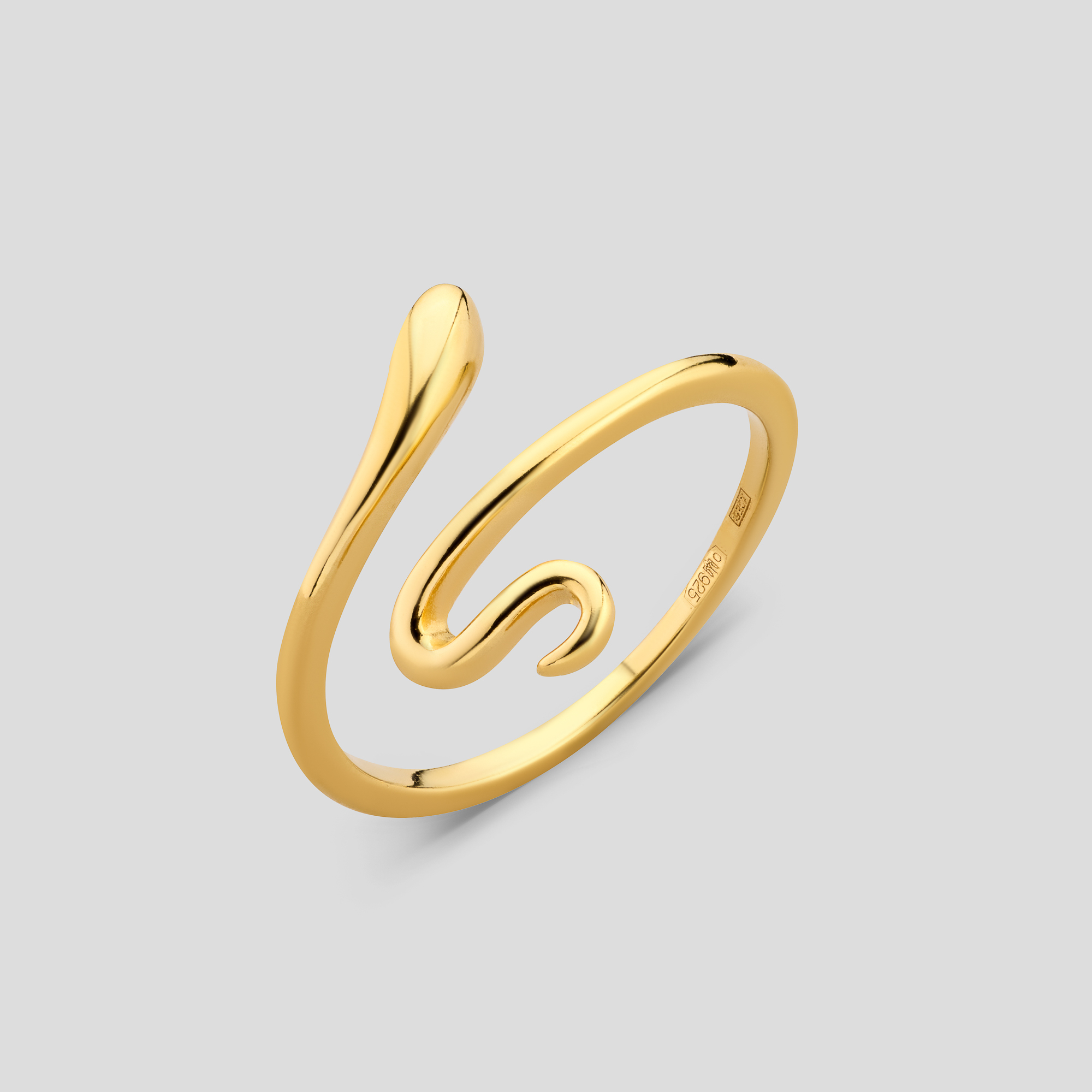 

Серебряные кольца с позолотой Minimal 10326п