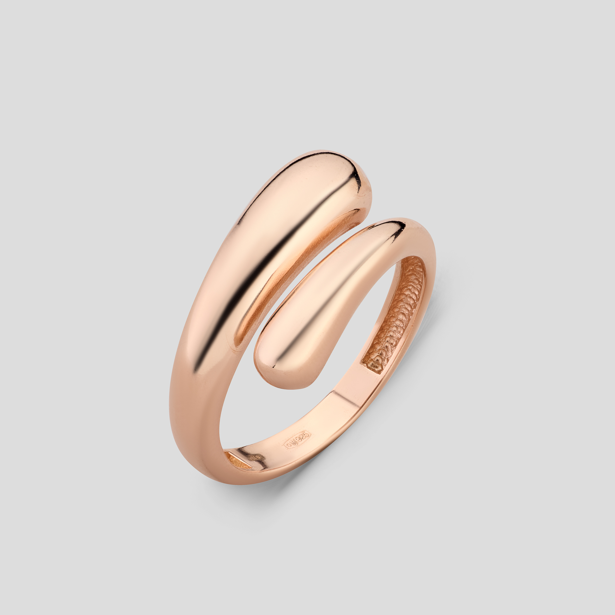 

Серебряные кольца с позолотой Minimal 1086чп