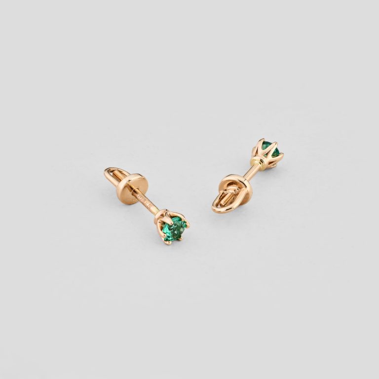 Сережки Смарагдовий подих фото 3
