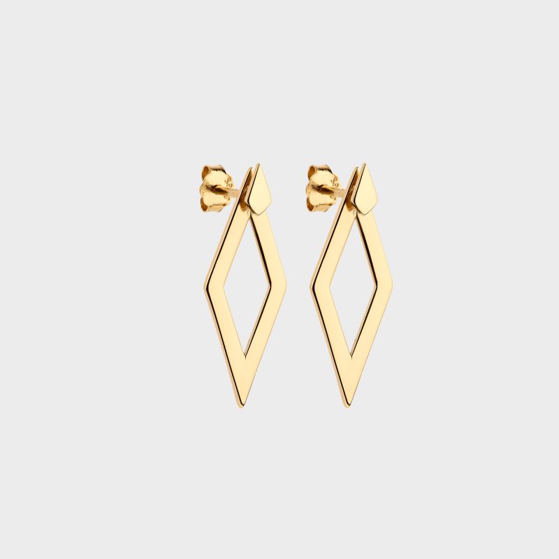 Серьги Острый контур