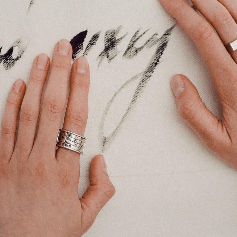 Каблучка «Я хочу кожний день все слів нових» фото 2